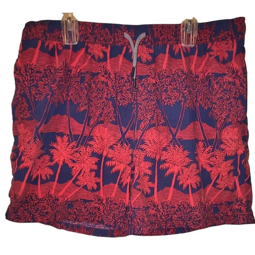 Reyn Spooner "Palm Shores" Swim Trunks Board Shorts 2XL palm trees Hawaiian comf